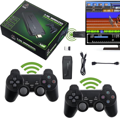 Mini Consola De Videojuegos 4k Con Usb Ultra Hd Vídeo Retro 10,000 Juegos